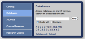 Database Search