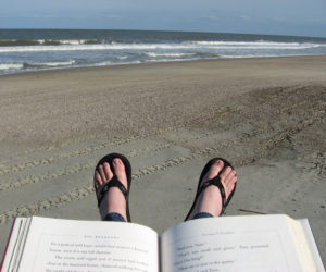 Reading on the Beach