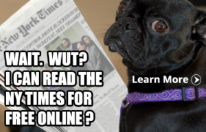 Wait. Wut? I can read the NY Times for free online?