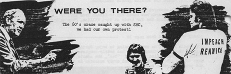 Student wearing an 'Impeach Jackson' t-shirt