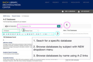 New database page layout