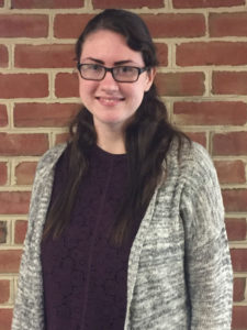 Student worker Miranda McLain