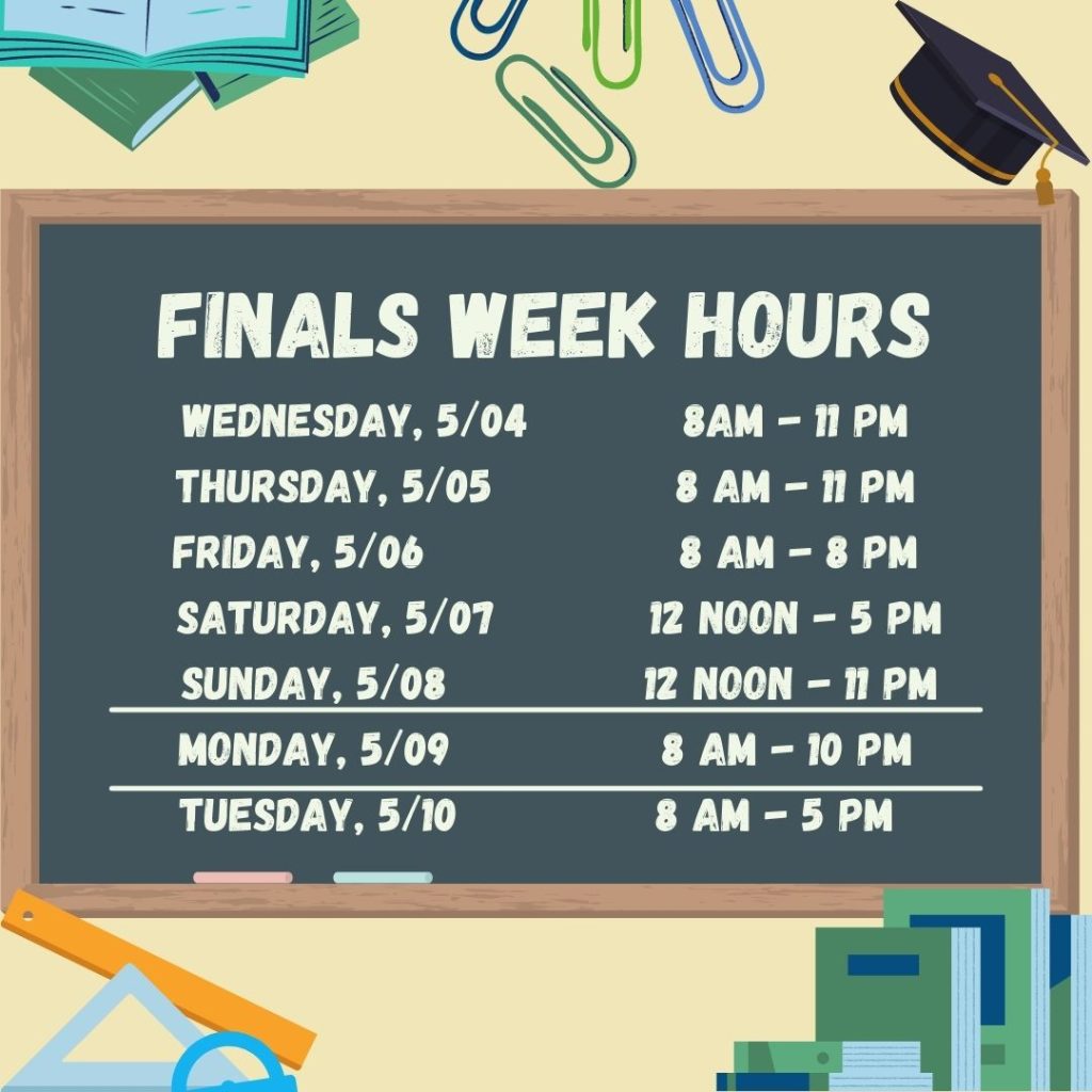 Finals Hours graphic