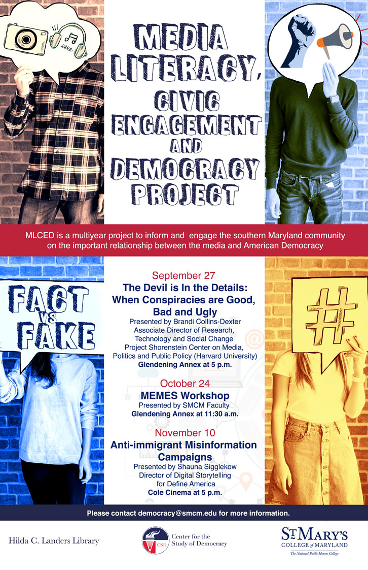 Media Literacy, Civic Engagement and Democracy Project fall 2022 events calendar