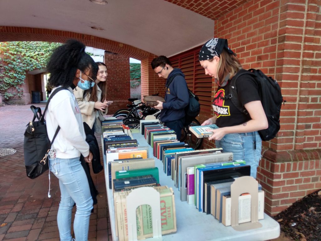 Browsing the selection.