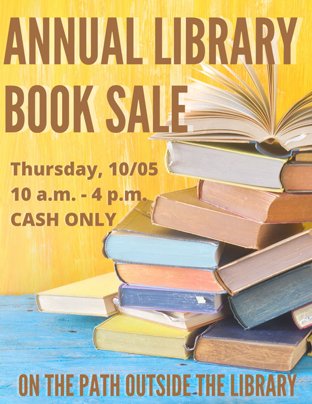 book sale flyer